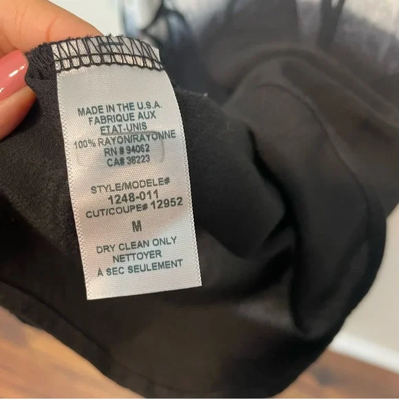 Language Floral Ombre V Neck Lace Trim Tunic Top Art to Wear Lagenlook Medium - Picture 5 of 6